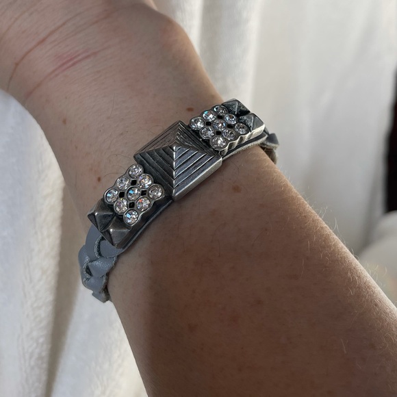 LIA SOPHIA 8” Leather Bracelet - Picture 7 of 8